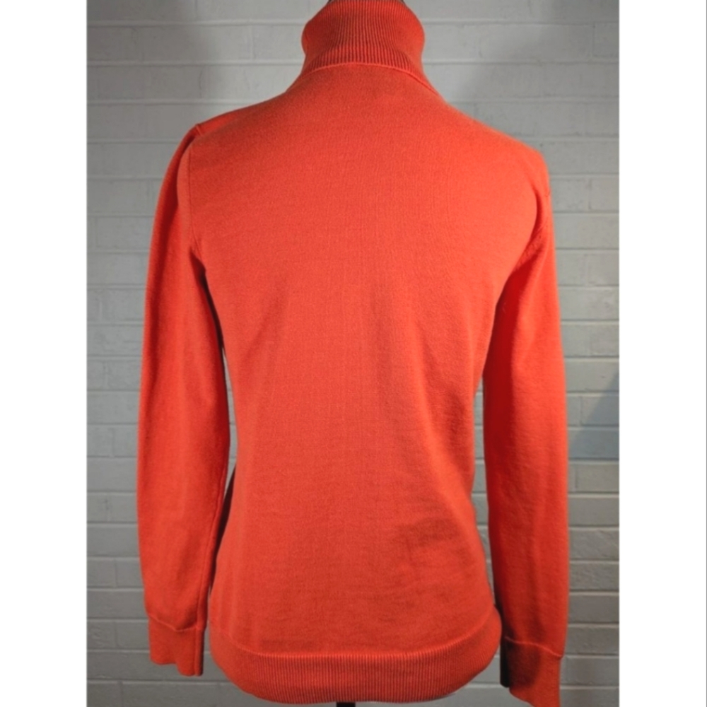 🧡🍊RALPH LAUREN Orange Turtleneck - Picture 2 of 7